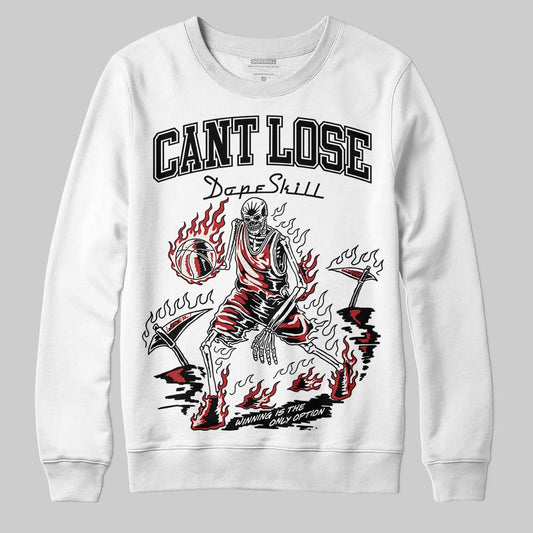 Nigel Sylvester x Jordan 1 Low OG “Nitro” DopeSkill Sweatshirt Cant Lose Graphic Streetwear - White