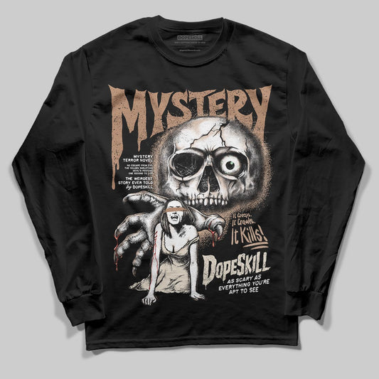 Jordan 4 Retro Cozy Girl DopeSkill Long Sleeve T-Shirt Mystery Ghostly Grasp Graphic Streetwear - black