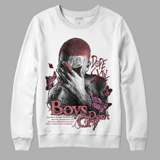 Valentine's Day Collection DopeSkill Sweatshirt Boys Don't Cry Graphic Streetwear - White