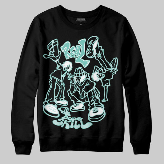 Jordan 11 Low "Igloo" DopeSkill Sweatshirt Real Y2K Players Graphic Streetwear - Black