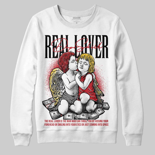 Jordan 14 Retro Ferrari (2025) DopeSkill Sweatshirt Real Lover Graphic Streetwear - White