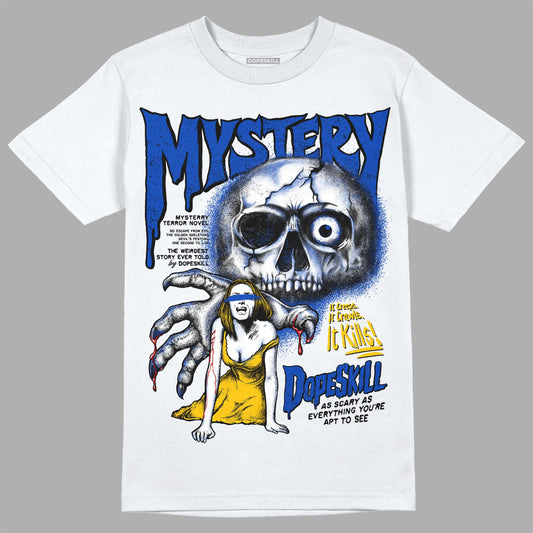 Jordan 14 “Laney” DopeSkill T-Shirt Mystery Ghostly Grasp Graphic Streetwear - White 