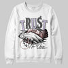 Harris Tweed x Dunk Low Denim Turquoise and Baroque Brown DopeSkill Sweatshirt Trust No One Graphic Streetwear - White