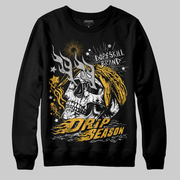 Jordan 5 'Tokyo' DopeSkill Sweatshirt Drip Season Graphic Streetwear - Black