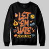 Orange, Black and White Sneakers DopeSkill Sweatshirt Let 'em Hate Graphic Streetwear - Black