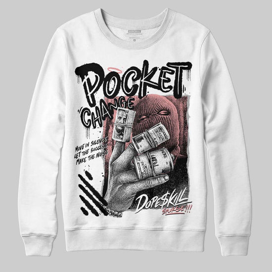 Harris Tweed x Wmns Dunk Low 'Black Phantom' DopeSkill Sweatshirt Pocket Change Graphic Streetwear - White