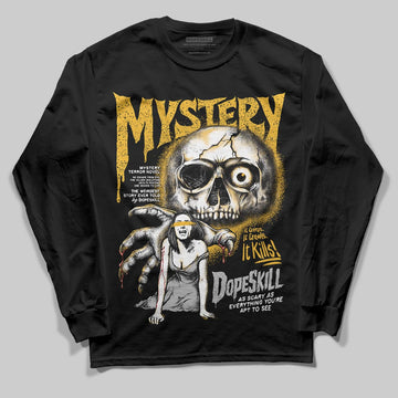 Jordan 5 'Tokyo' DopeSkill Long Sleeve T-Shirt Mystery Ghostly Grasp Graphic Streetwear - Black