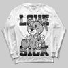 Dunk Low Panda White Black DopeSkill Long Sleeve T-Shirt Love Sick Graphic Streetwear - White