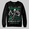 Jordan 13 GS “Pine Green” DopeSkill Sweatshirt Broken Bones Graphic Streetwear - Black