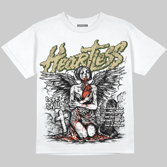 Olive Sneakers DopeSkill Oversize Print T-Shirt Heartless Graphic Streetwear