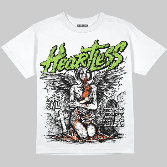 Neon Green Sneakers DopeSkill Oversize Print T-Shirt Heartless Graphic Streetwear