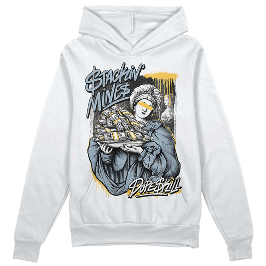 Jordan 13 “Blue Grey” DopeSkill Hoodie Sweatshirt Stackin Mines Graphic Streetwear - White 