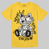 Jordan 5 'Tokyo' DopeSkill T-Shirt Smile Through The Pain Graphic Streetwear - Gold