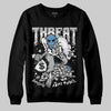 Jordan 10 OG “Steel” DopeSkill Sweatshirt Threat Graphic Streetwear - Black