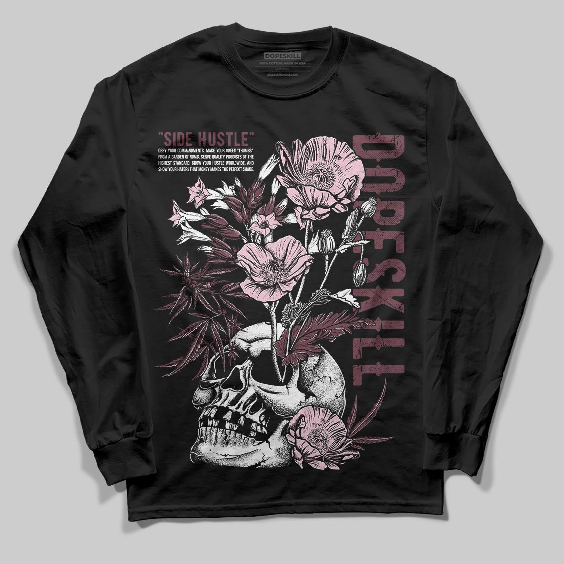 Asics Gel-Cumulus 16 "Port Royal" DopeSkill Long Sleeve T-Shirt Side Hustle Graphic Streetwear - Black