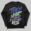 Jordan 1 Retro Low OG Zion Williamson Voodoo Alternate DopeSkill Long Sleeve T-Shirt They Not Like Us Graphic Streetwear - Black