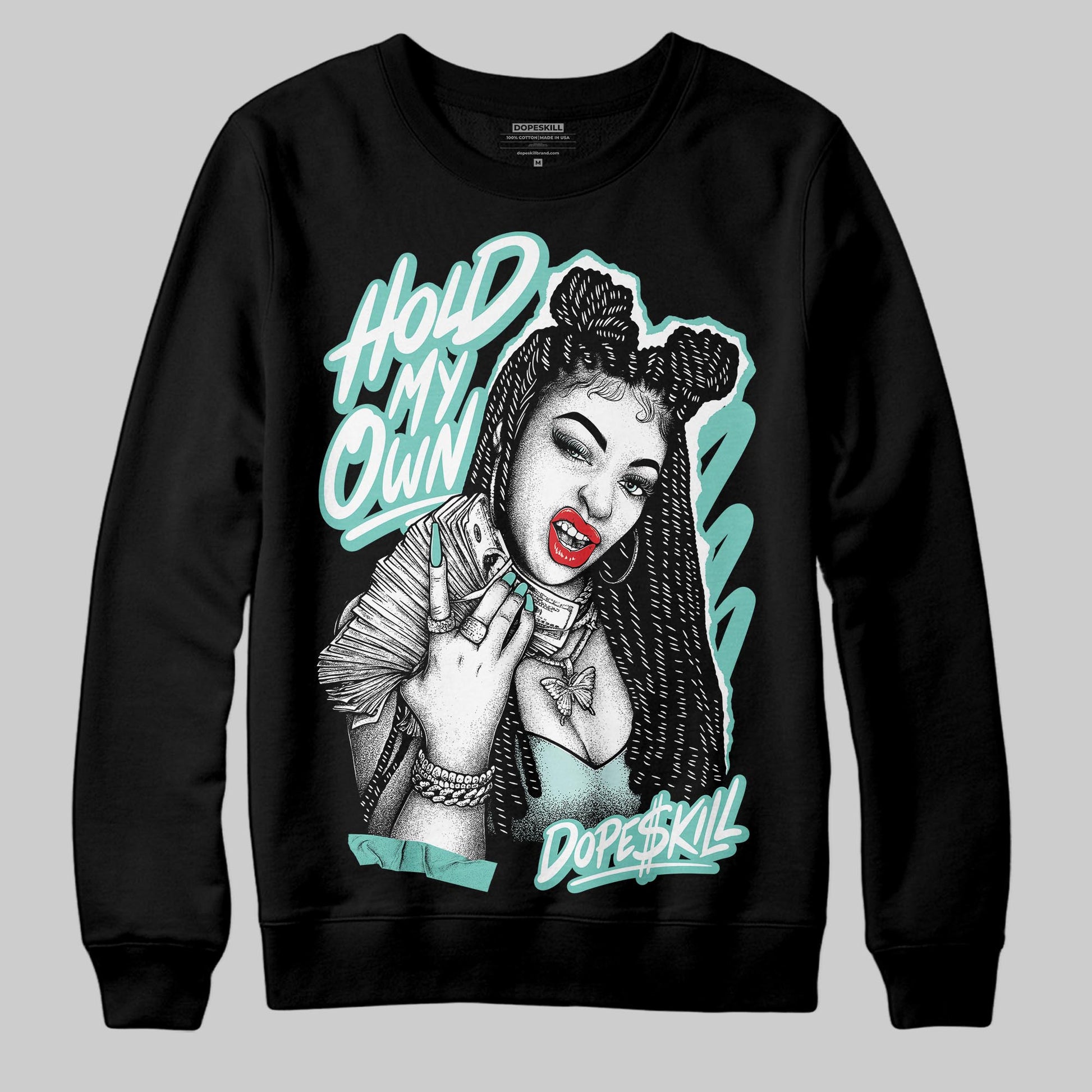 Jordan 11 Low "Igloo" DopeSkill Sweatshirt New H.M.O Graphic Streetwear - black