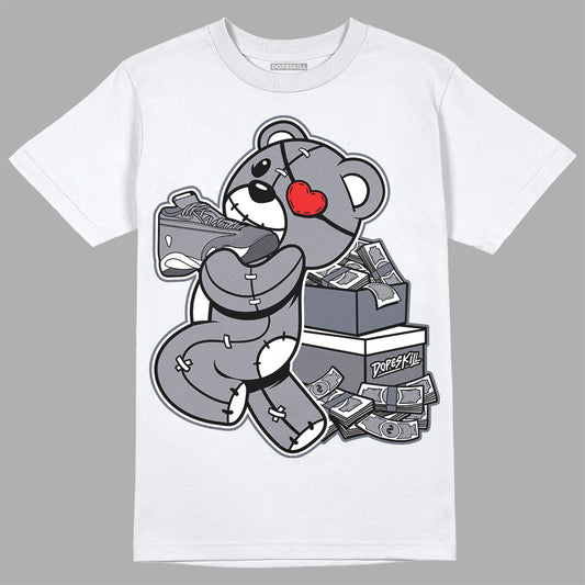 Jordan 14 Retro 'Stealth' DopeSkill T-Shirt Bear Steals Sneaker Graphic Streetwear - White