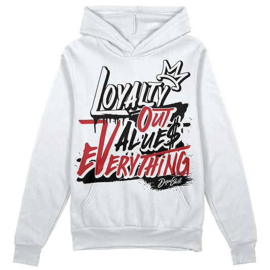 Jordan 12 “Red Taxi” DopeSkill Hoodie Sweatshirt LOVE Graphic Streetwear - White 