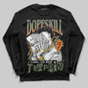 Jordan 4 Retro OG SP Undefeated (2025) DopeSkill Long Sleeve T-Shirt Sorry I've Been Trappin Graphic Streetwear - Black