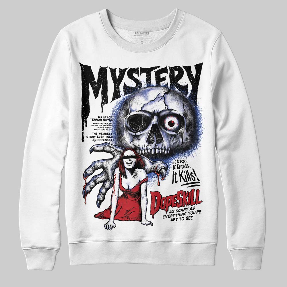 Jordan 4 “Rare Air” DopeSkill Sweatshirt Mystery Ghostly Grasp Graphic Streetwear - White
