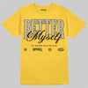 Jordan 5 'Tokyo' DopeSkill T-Shirt Better Myself Graphic Streetwear - Gold