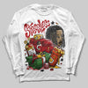 Nigel Sylvester x Air Jordan 4 ‘Brick by Brick’ DopeSkill Long Sleeve T-Shirt Stressless Graphic Streetwear - White