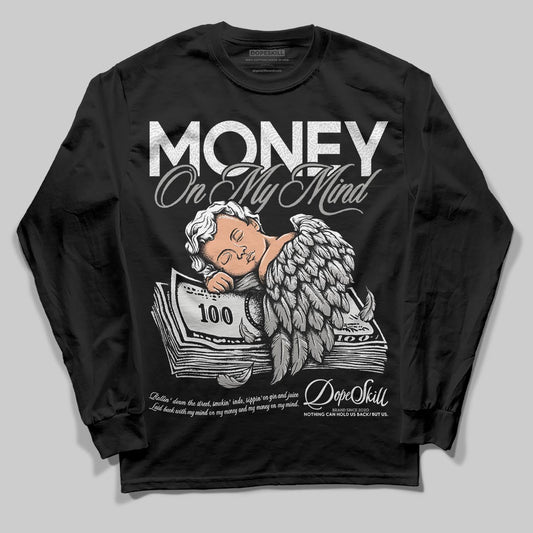 Jordan 3 Retro Pure Money DopeSkill Long Sleeve T-Shirt MOMM Graphic Streetwear - black