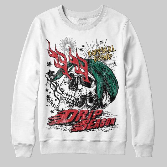 Jordan 3 Mexico 'El Vuelo' DopeSkill Sweatshirt Drip Season Graphic Streetwear - White