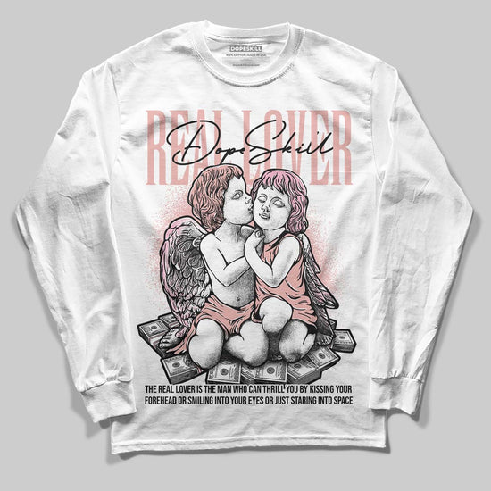 Jordan 1 Low OG “Rust Pink” DopeSkill Long Sleeve T-Shirt Real Lover Graphic Streetwear - White