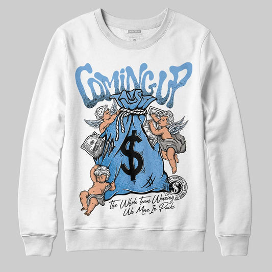 Jordan 12 Retro 'Melo' DopeSkill Sweatshirt Money Bag Coming Up Graphic Streetwear - White