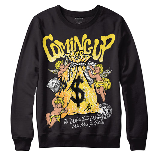 Jordan 11 Low 'Yellow Snakeskin' DopeSkill Sweatshirt Money Bag Coming Up Graphic Streetwear - Black
