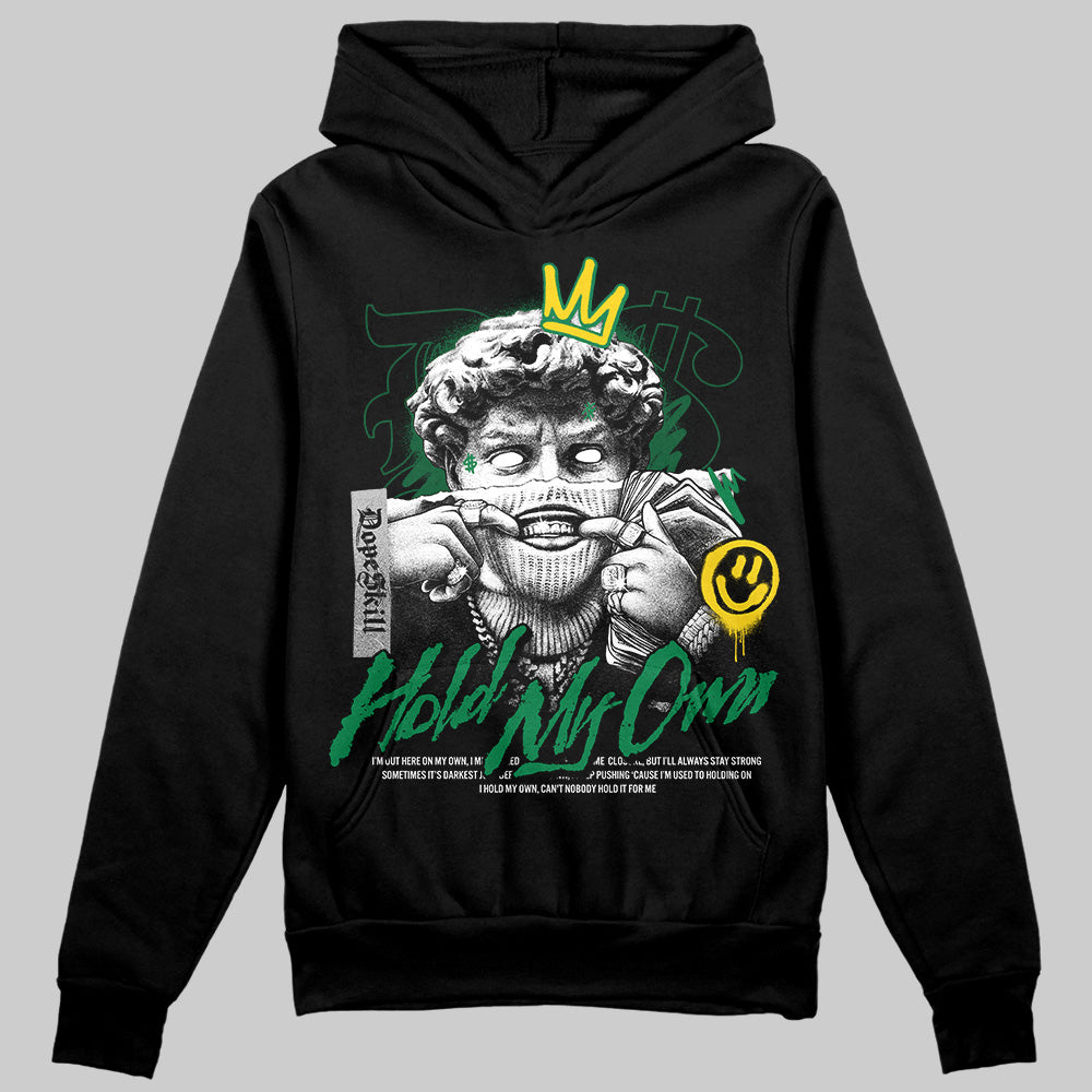 Green Sneakers DopeSkill Hoodie Sweatshirt In My Way Graphic Streetwear - Black
