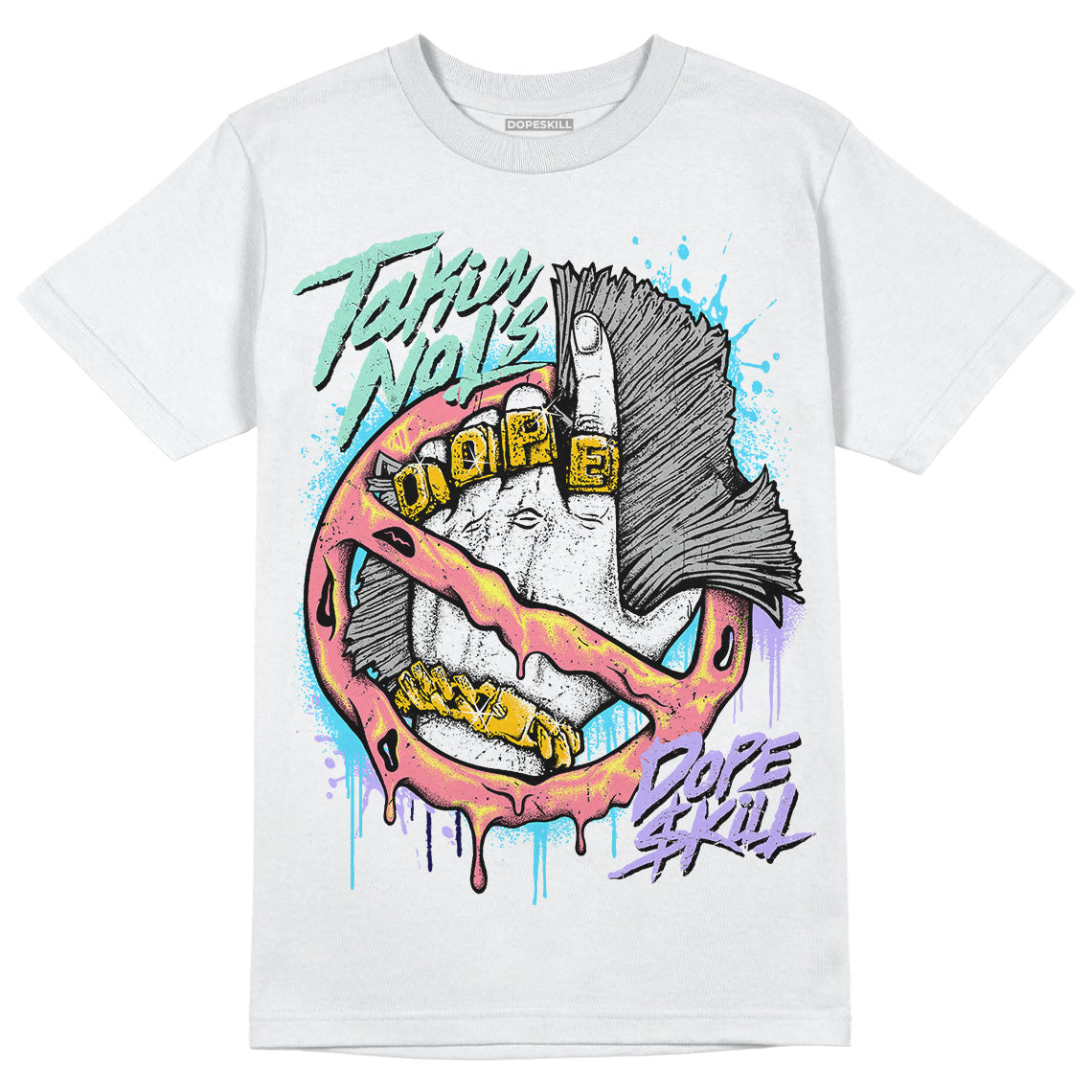 Dunk Low SE Candy Easter DopeSkill T-Shirt Takin No L's Graphic Streetwear - White