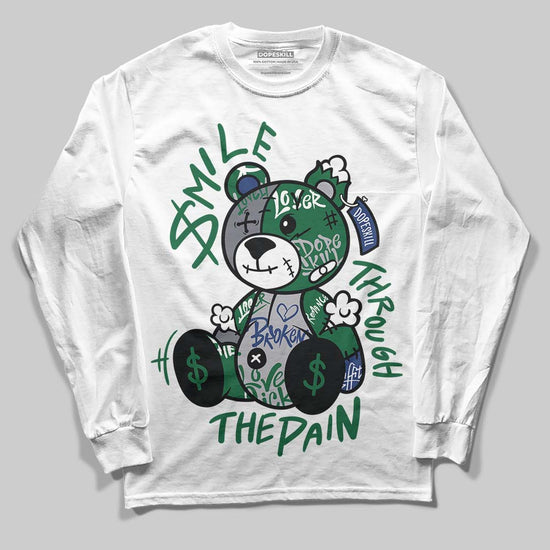 Asics GT-2160 ‘Shamrock Green’ DopeSkill Long Sleeve T-Shirt Smile Through The Pain Graphic Streetwear - White