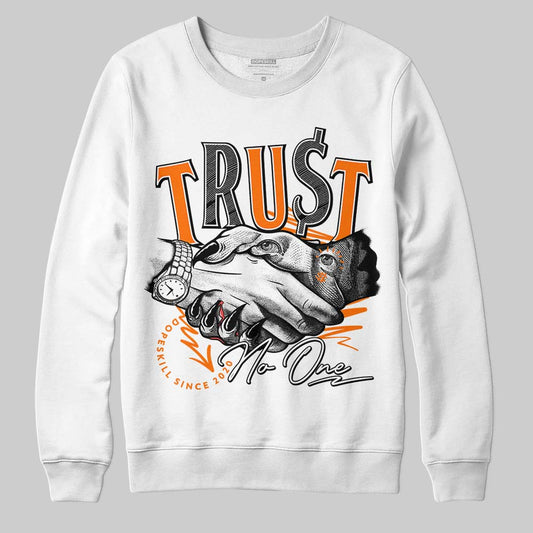 Dunk Low 'Magma Orange DopeSkill Sweatshirt Trust No One Graphic Streetwear - White