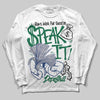 Asics GT-2160 ‘Shamrock Green’ DopeSkill Long Sleeve T-Shirt Speak It Graphic Streetwear - White