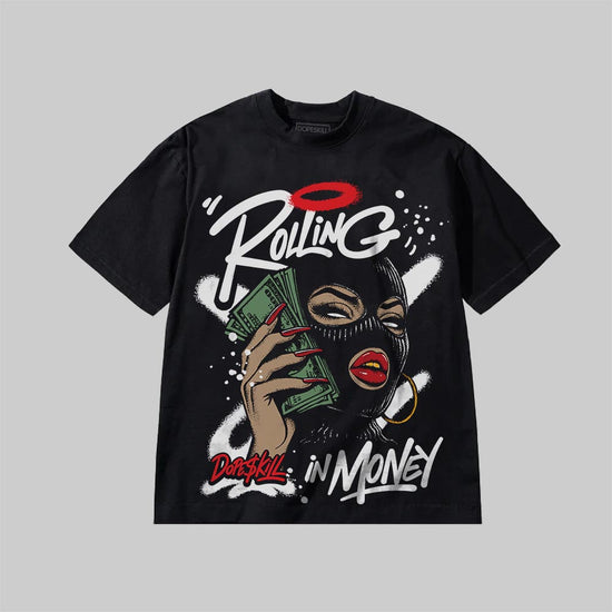 Rolling in Money DopeSkill Premium T-shirt Streetwear - Black