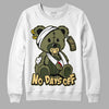 Jordan 4 Retro SE Craft Medium Olive DopeSkill Sweatshirt Hurt Bear Graphic Streetwear - White