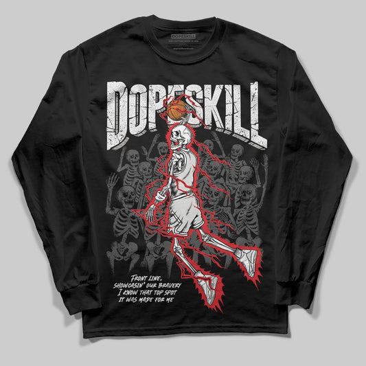 Jordan 3 Retro Pure Money DopeSkill Long Sleeve T-Shirt Thunder Dunk Graphic Streetwear - Black
