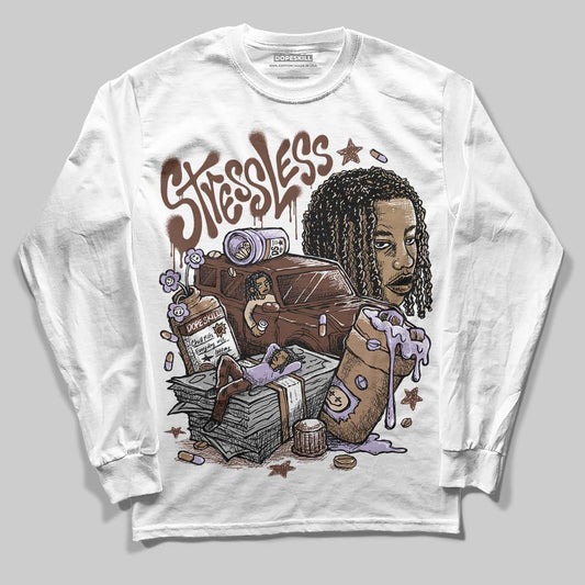 Harris Tweed x Wmns Dunk Low 'Sesame' DopeSkill Long Sleeve T-Shirt Stressless Graphic Streetwear - White