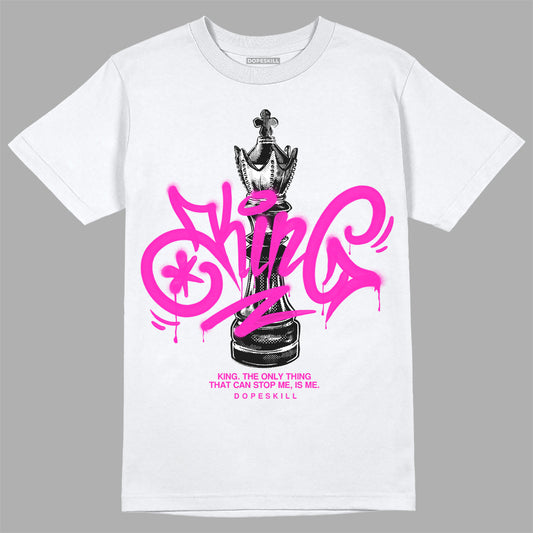 Dunk Low GS “Active Fuchsia” DopeSkill T-Shirt King Chess Graphic Streetwear - White
