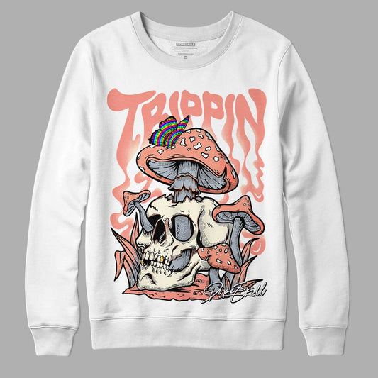 DJ Khaled x Jordan 5 Retro ‘Crimson Bliss’ DopeSkill Sweatshirt Trippin Graphic Streetwear - White