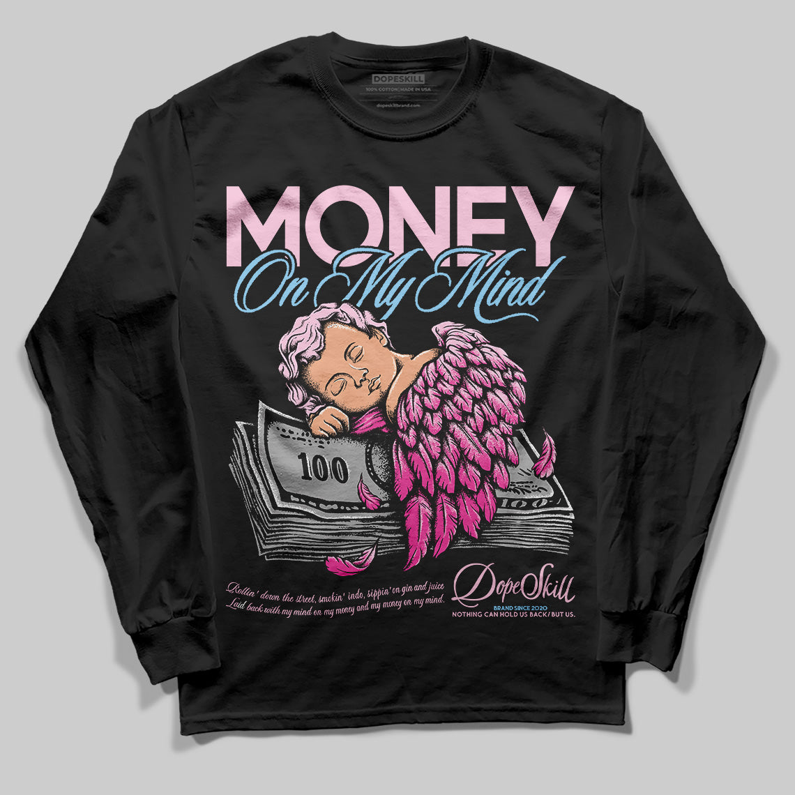 Jordan 6 “Doernbecher” DopeSkill Long Sleeve T-Shirt MOMM Graphic Streetwear - Black