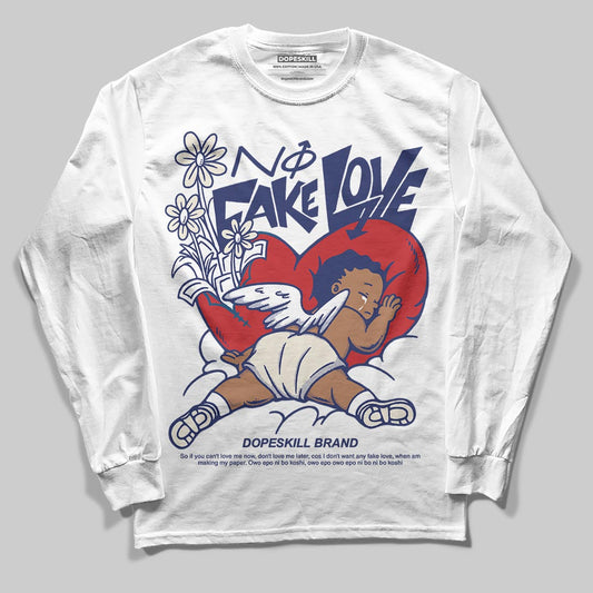 Jordan 11 “Rare Air” DopeSkill Long Sleeve T-Shirt No Fake Love Graphic Streetwear