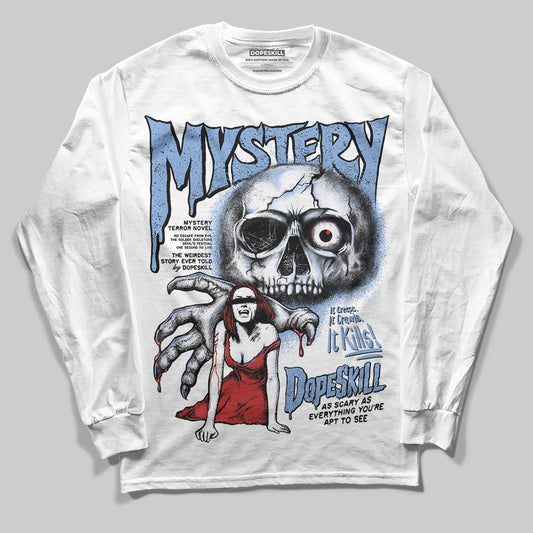Jordan 4 WMNS 'Forget Me Not' DopeSkill Long Sleeve T-Shirt Mystery Ghostly Grasp Graphic Streetwear - White