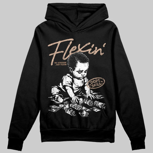 Jordan 4 Retro Cozy Girl DopeSkill Hoodie Sweatshirt Flexin' Graphic Streetwear - Black
