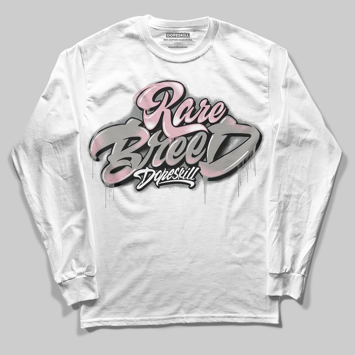 Air Max 95 OG “Pink Foam” DopeSkill Long Sleeve T-Shirt Rare Breed Type Graphic Streetwear - White