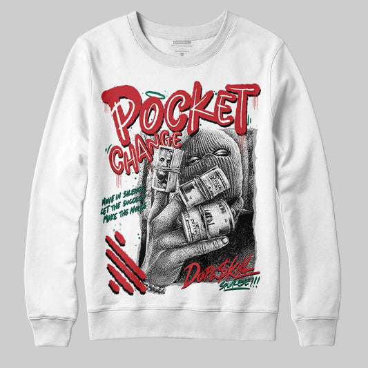 Jordan 3 Mexico 'El Vuelo' DopeSkill Sweatshirt Pocket Change Graphic Streetwear - White