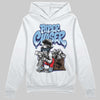 University Blue Sneakers DopeSkill Hoodie Sweatshirt Paper Chaser Boy Graphic Streetwear - White